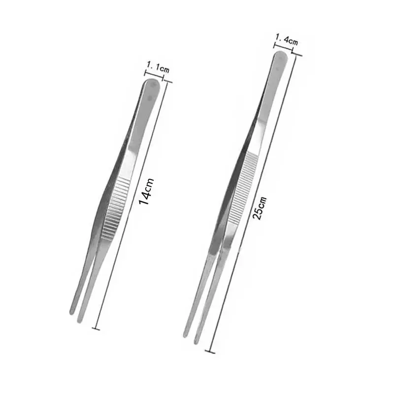 Stainless Steel Multifunction Barbecue Tongs Food Clip BBQ Kitchen Gadgets Cooking Tweezers Buffet Tool CFQJ006