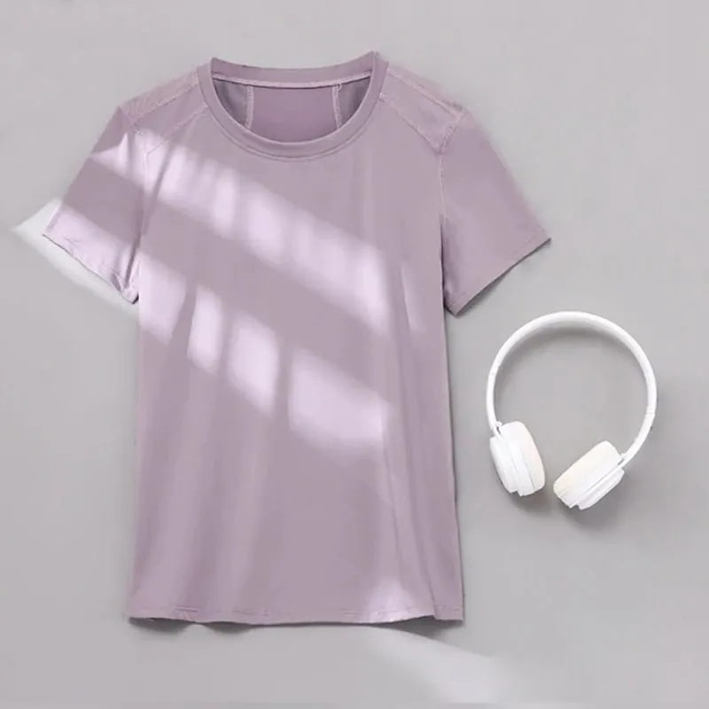 Women's Quick Dry Sports T-Shirt Loose Fit Running Shirts Short Sleeve Tee Breathable Gym Summer Technical T-Shirt Sport