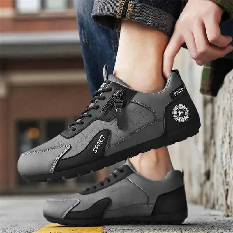 Men Shoes PU Leather Casual Shoes For Men Sneakers Spring Autumn Winter Shoes For Male Comfortable Walking Shoes Athletic