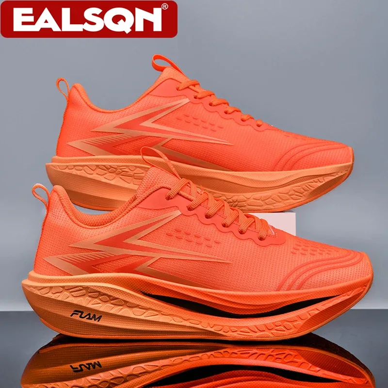 New Running Shoes Men's Speciality Marathon Sports Sneakers Breathable Lightweight Carbon Board Women's Athletic Tennis Non-skid
