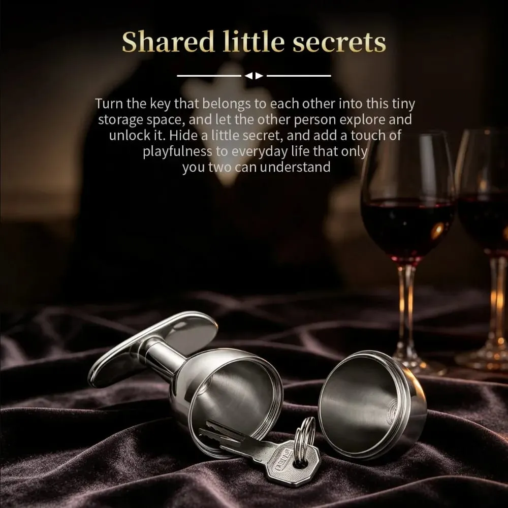 Stainless Steel Egg Anal Plug Wearable Butt Plug Hollow Detachable Used To Hide Keys Storage Adult Game Sex Toys for Woman Men