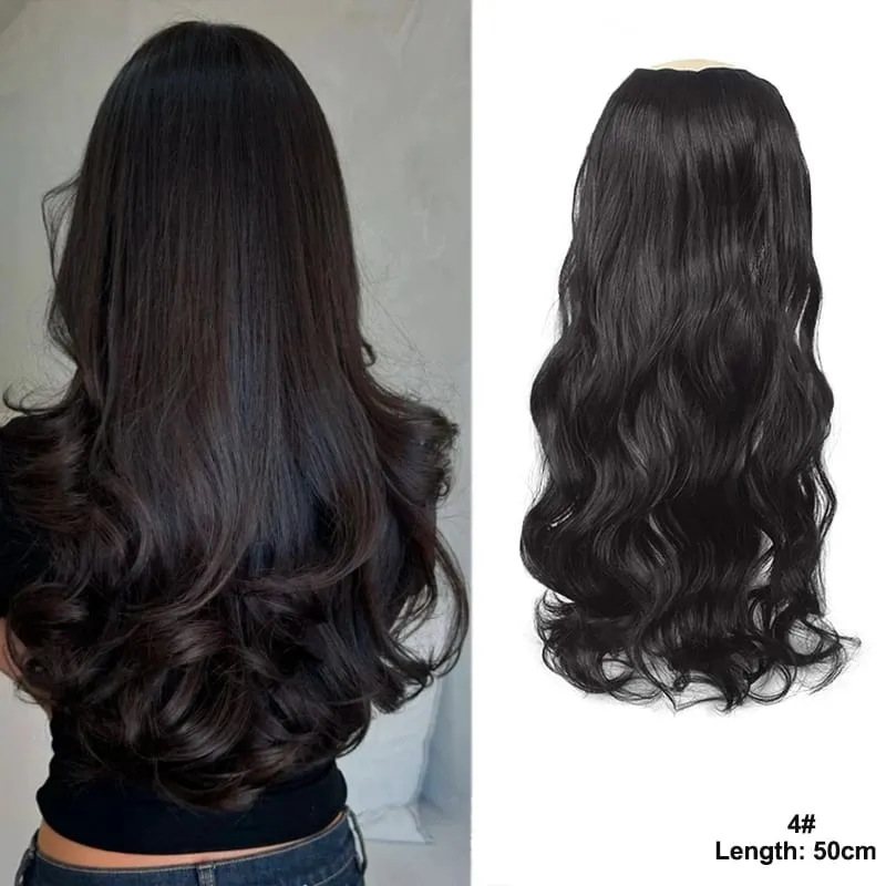 24 inch Long Wavy Hair Clip/Hair Extensions/Wigs/Women's Synthetic Wigs/Parties/Role-Playing/Different Events