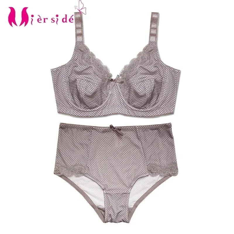Mierside d0295 conjunto de sutiã plus size, moda quente, sem acolchoamento, lingerie para mulheres, sexy 34/36/38/40/42/44/46 C-D-DD-DDD (e)-f-g