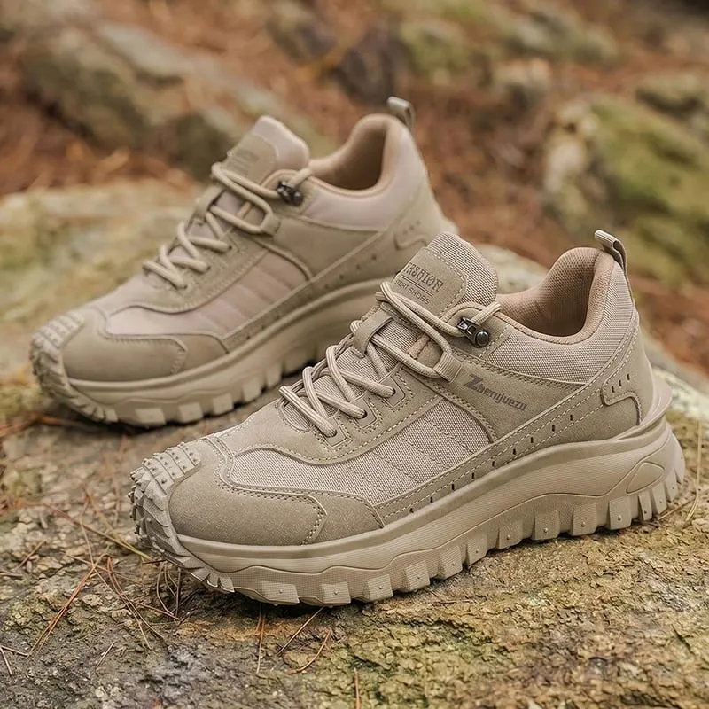 Autumn New High-Top Plus Size Casual Sports Shoes Outdoor Hiking Boots Comfortable Thick Sole Lightweight Casual Walking Shoes Suitable for All-Season Daily Outdoor Activities Walking And Travel Mountaineering Camping Gear