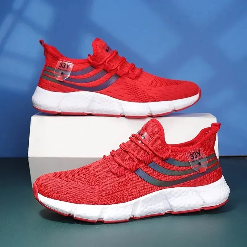 Men Casual Sport Shoes Breathable Lightweight Sneakers Unisex Outdoor Mesh Running Shoe Athletic Jogging Tenis Walking Shoes Men