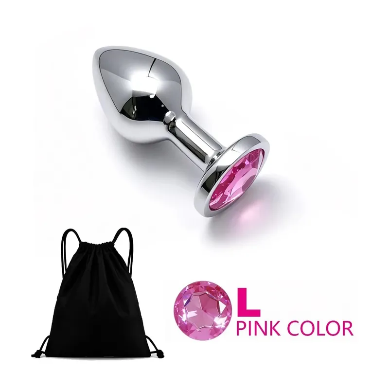 5 Size Metal Anal Plug Butt Plug Sex Toy Butt Toy for Women Men Couples Adult Game Masturbator Anal Diamond Sex Toys
