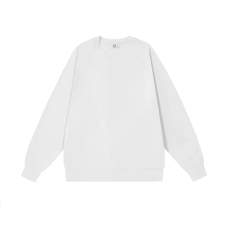 300 grams retro trendy round-neck hoodie stylish and simple casual sportswear shirt custom DTG printed with logo
