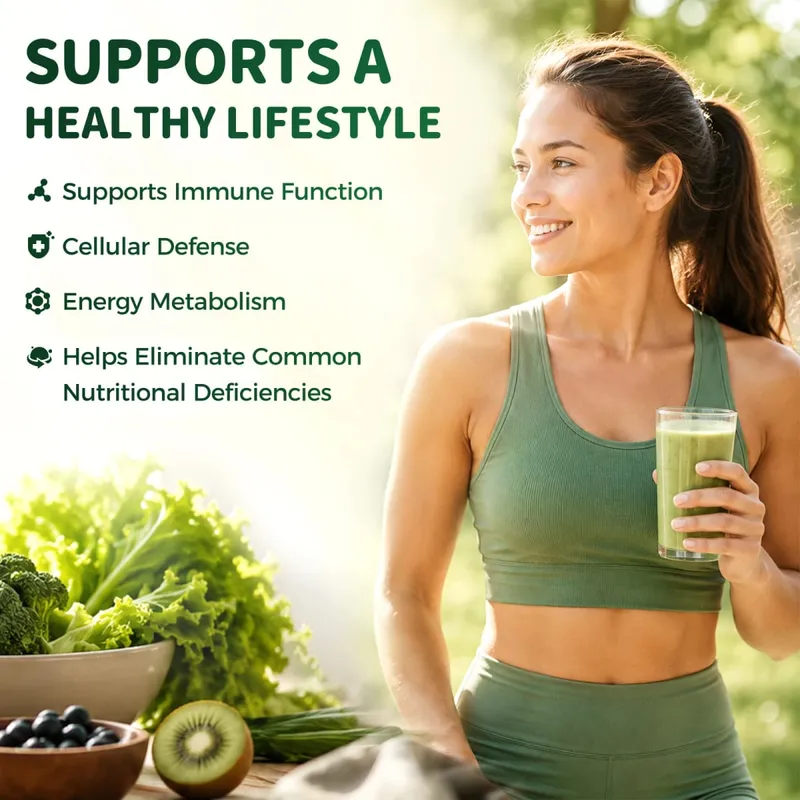 Mulittea Naturlig Grøntsager & Frugt Gummies Anti-Forstoppelse Detox Daglig Frugt Hjælper fordøjelsen Flere vitaminer Supplement