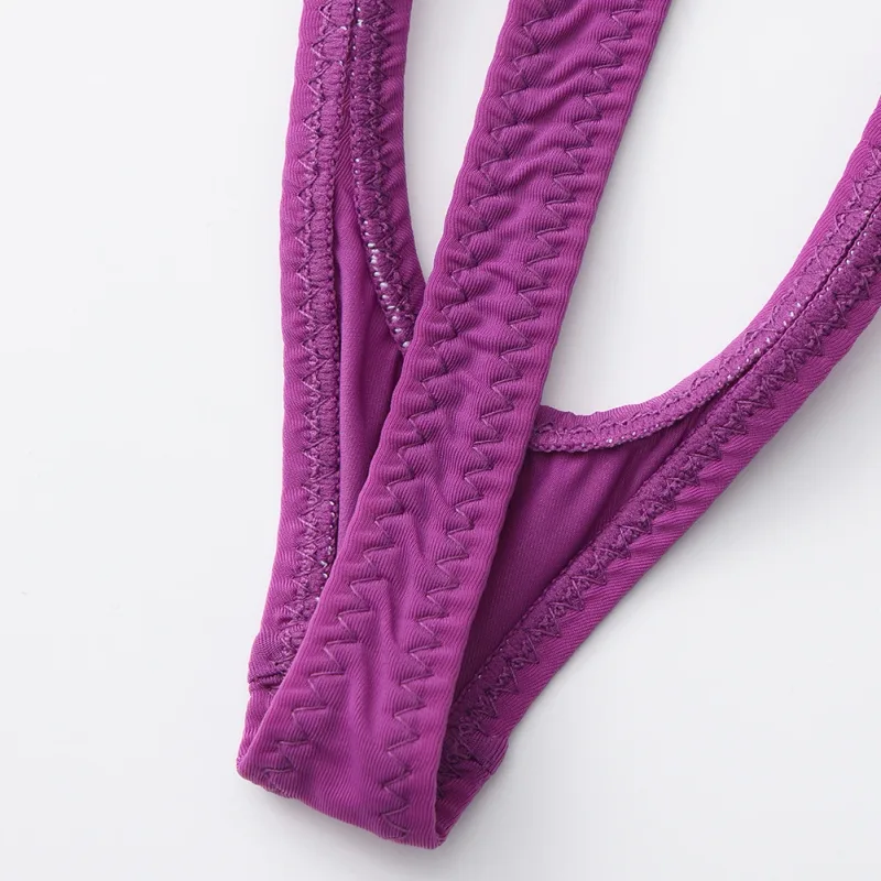 Sexy Men Underwear Thongs with Front Open Pouch Low Rise Fit High Elastic Stretch for Club Party 95%Polyester+5%Spandex
