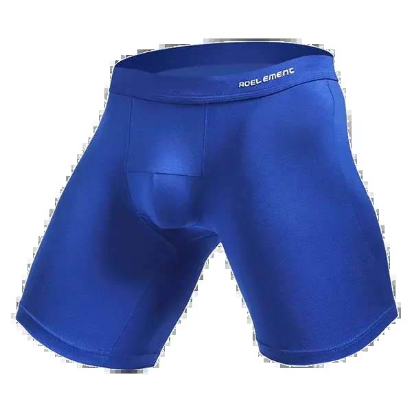 Celana Dalam Olahraga Kaki Anti Aus Pria Celana Boxer Modal Lima Kuartal Celana boxer lari panjang dan cepat kering — image 4