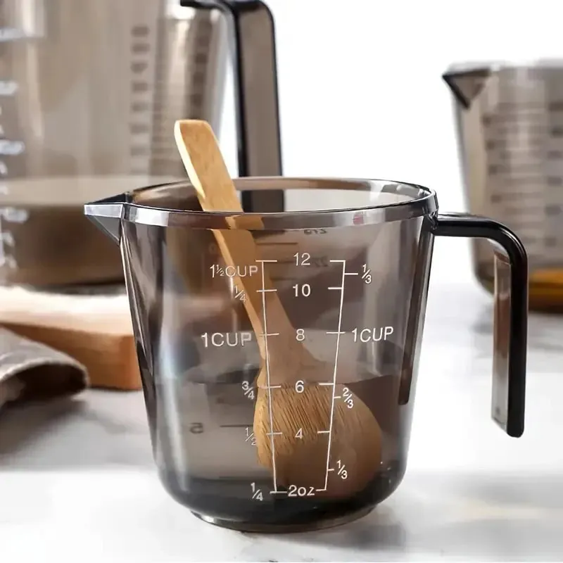 1 Pcs Baking Liquid Measuring Cups PS Scale Cup Plastic Measuring Volume Beaker Kitchen Baking Tools 150/300/600/1000ml