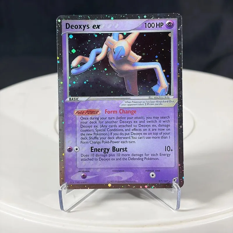 Proxy Cards EX Series Rayquaza Gold star Charizard Gengar Pikachu Hobbies Hobby Collectibles Game Collection Anime Cards