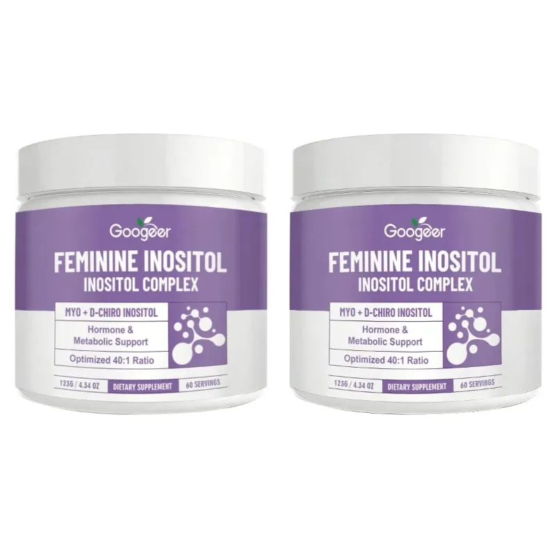 Myo & D Chiro Inositol Powder Supplement Premium Inositol Blend Women's Daily Nutrition Support Metabolism Hormone Balance 123g