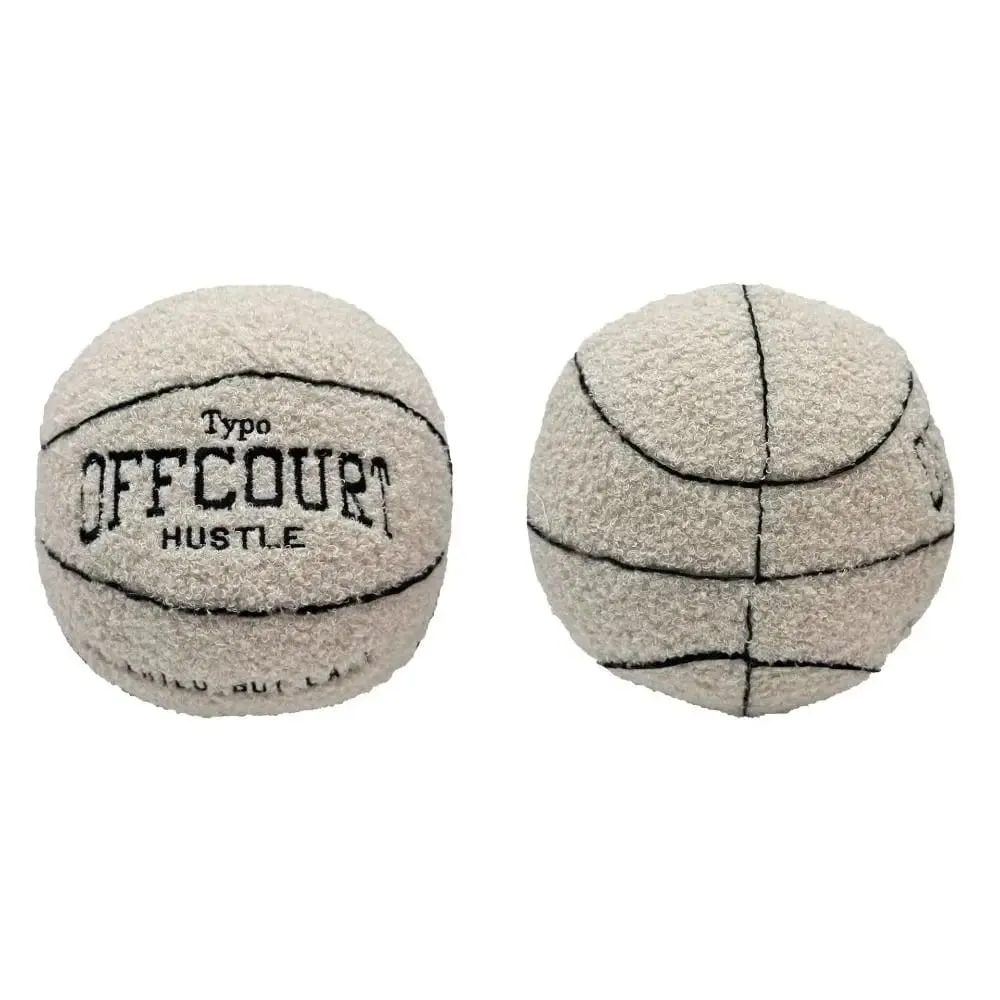 New Soft Offcourt Basketball Pillow Pillow Cushions Fuzzy Basketball Shaped Pillow Pillow Bedroom