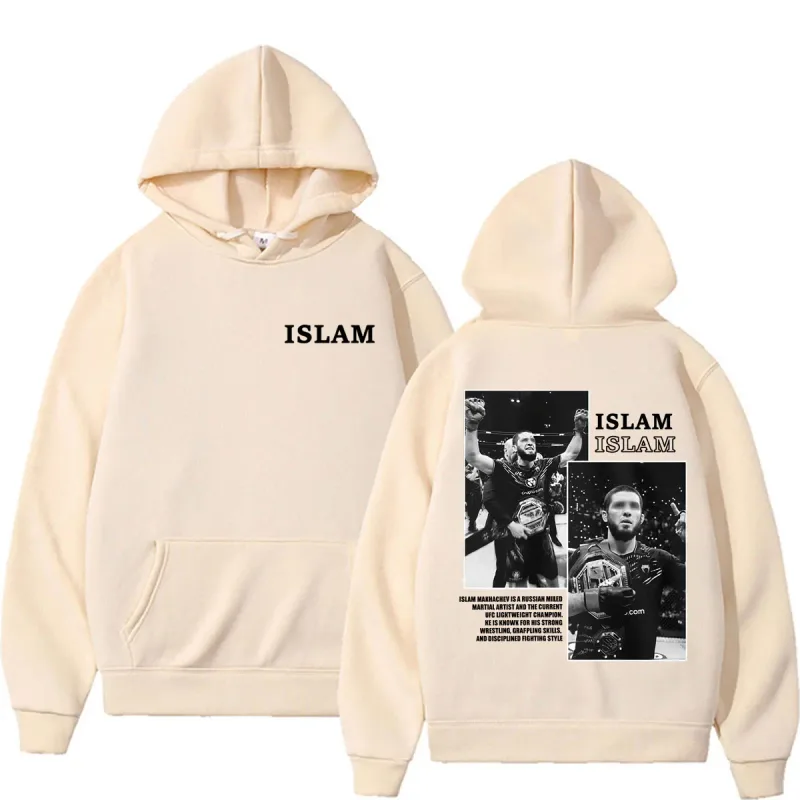 Dagestan Russian Islam Makhachev Cover Hoodie Men's Fashion Violence Aesthetic Sweatshirt Casual High Quality Hoodies Streetwear