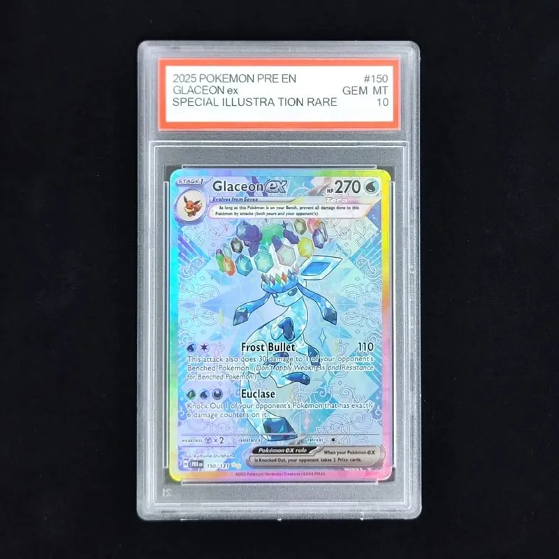 Proxy POKEMON PRE English PRISMATIC EVOLUTIONS #161 UMBREON ex Grade 10 Collection Card Toy