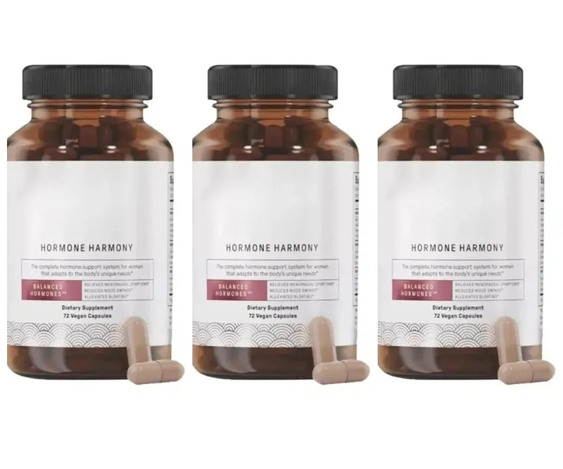ฮอร์โมน Harmony แคปซูลพร้อมอาหารเสริมสมุนไพรธรรมชาติ Wellness สนับสนุนผู้หญิงบรรเทาวัยหมดประจำเดือนฮอร์โมน BALANCE 72 นับ