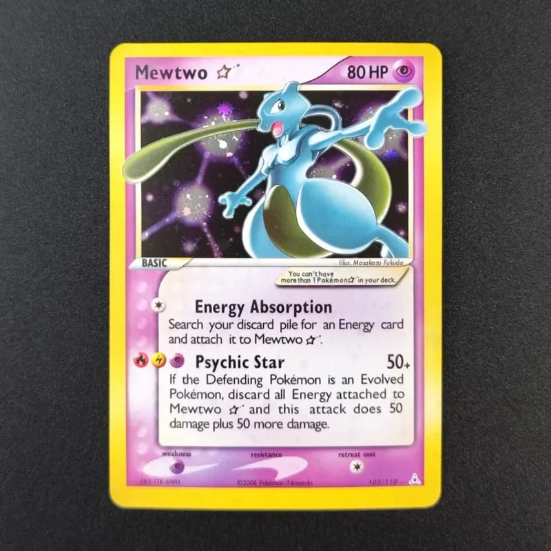 Proxy PKM Card English Rocket Mewtwo MEW GX EX Vmax TCG Collection Trading Card Game