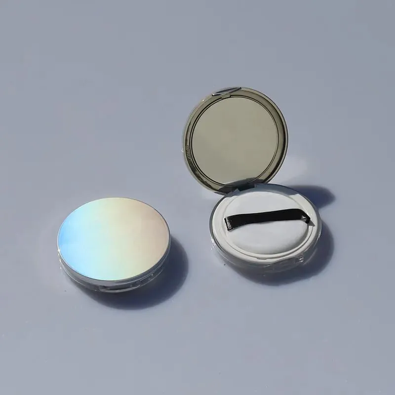 10 Pieces Combo Sale Price For Super Ultra-thin 5g Makeup Packaging Loose Powder Setting Powder Case With Puff