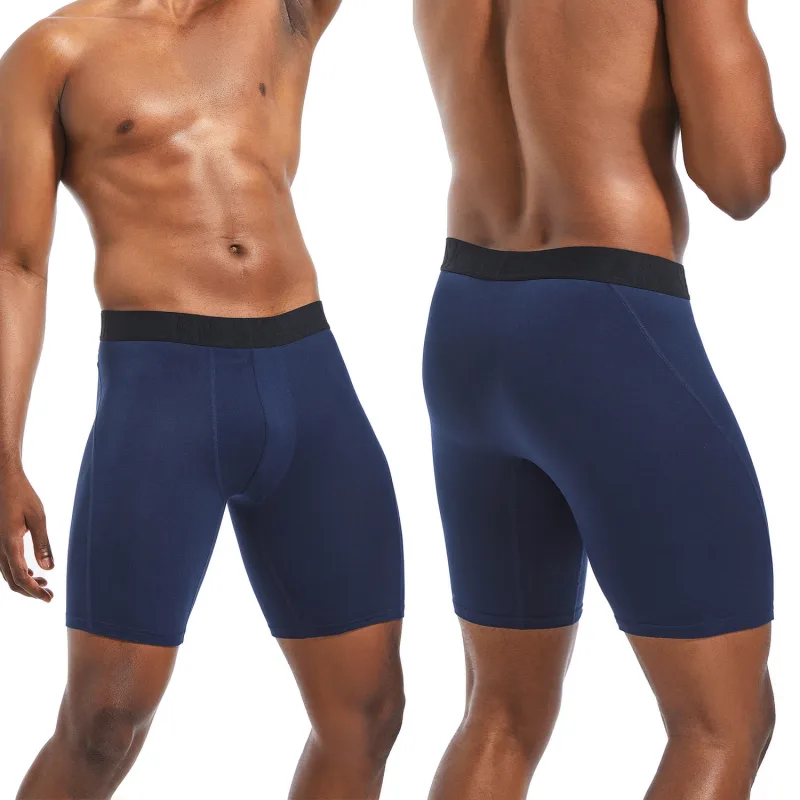 Long Leg 3pcs Pack Men Panties Polyester Underwear Male Brand Boxer And Underpants For Homme Lot Luxury Set Sexy Shorts Slip — image 6