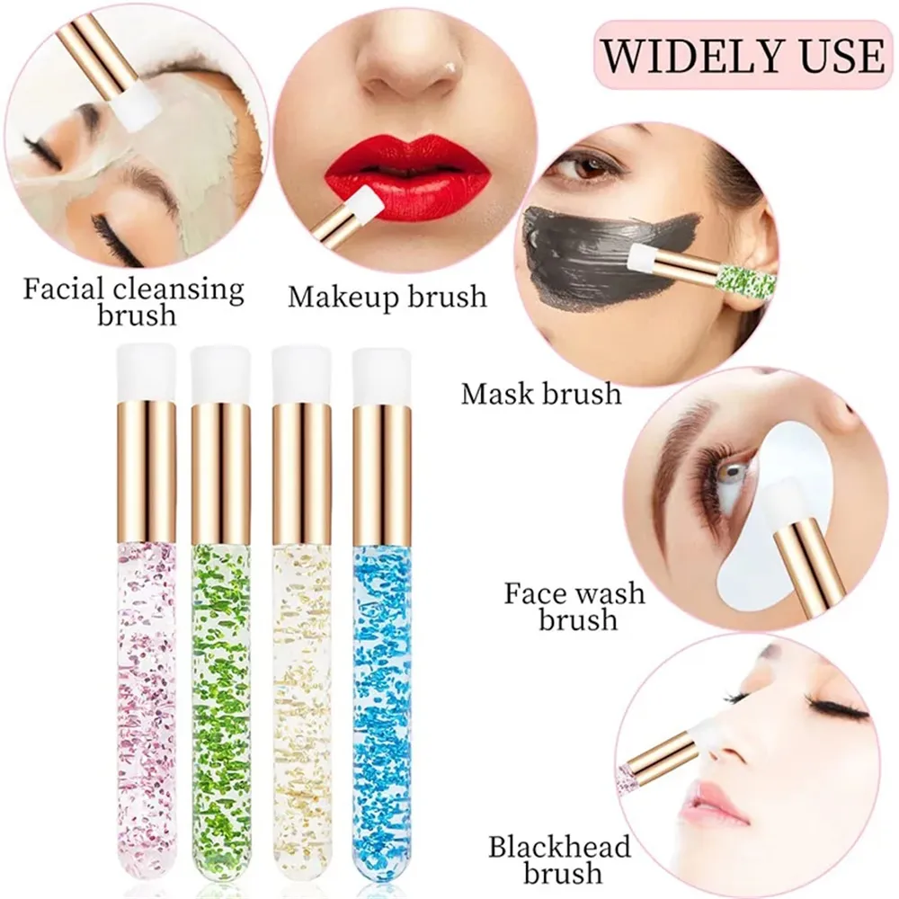Libeauty Wholesale Eyelash Cleaning Brushes For Eyelash Extensions Glitter Lash Shampoo Brushes Nose Pore Cleansing Makeup Tool