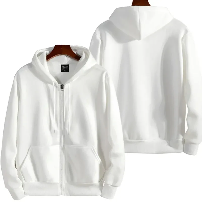 Fashion Zipper Hoodies Women/Men Fashion Long Sleeve Hooded Sweatshirt Casual Autumn Winter Sportwear Solid Clothesmens winter j