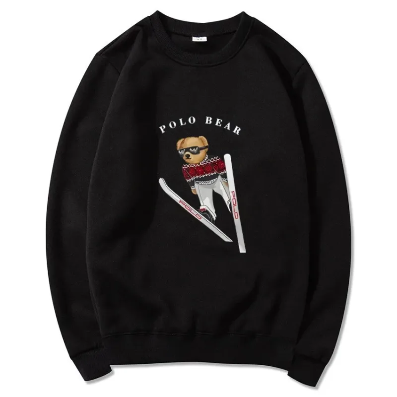 2026 Spring Autumn New Men Casual Sweatshirts Harajuku Loose Streetwear Tops O Neck Pullover Hoody Solid Mens Sweatshirts S-3