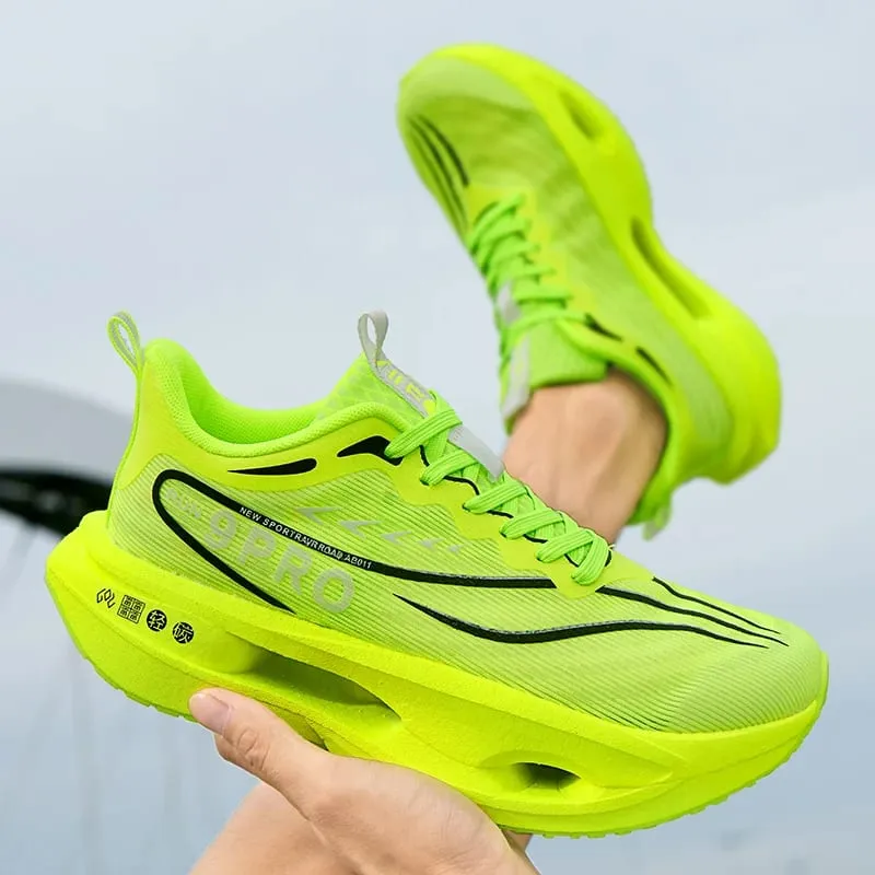 Carbon Board Marathon Running Shoes Men Comfortable Athletic Women's Sneakers Breathable Walking Basketball Sneakers Men
