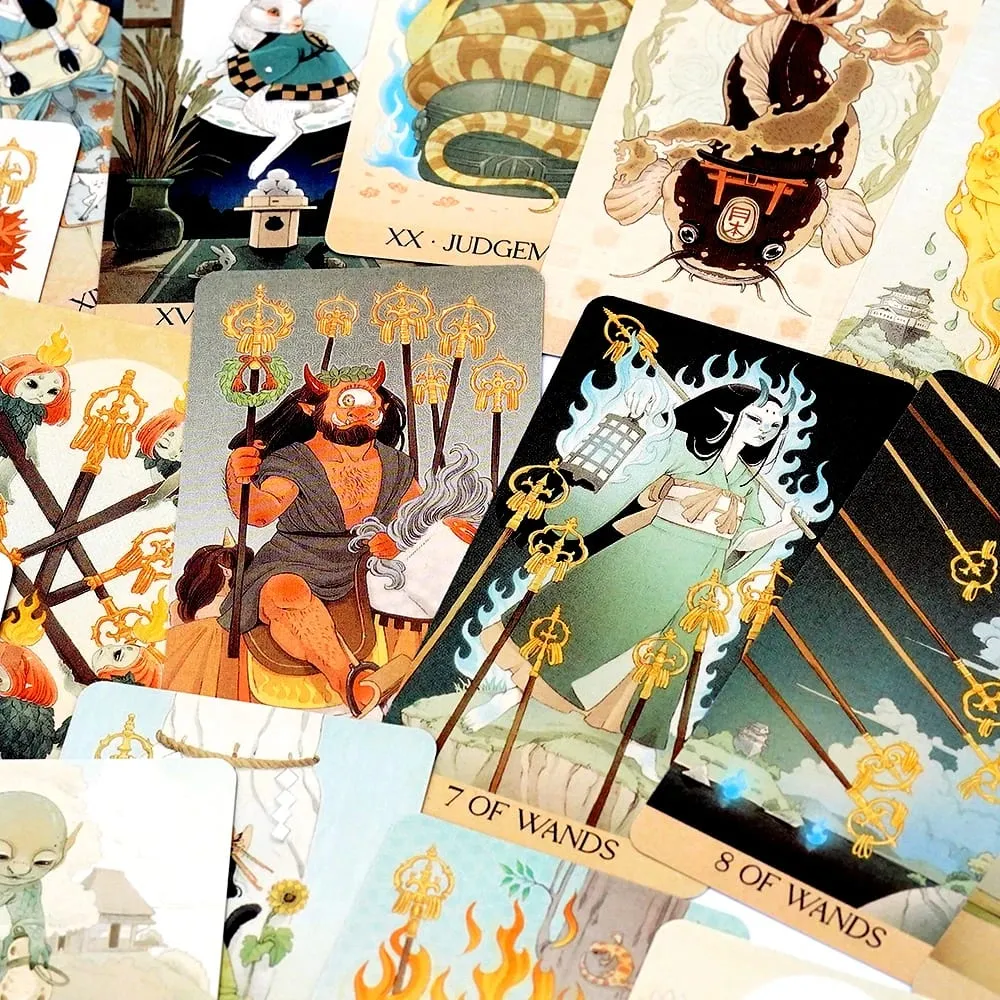 Yokai Tarot Deck Tarot Cards Rooted In Japanese Folklore English Version Board Game Family Telling Party Game Oracle Cards Toy
