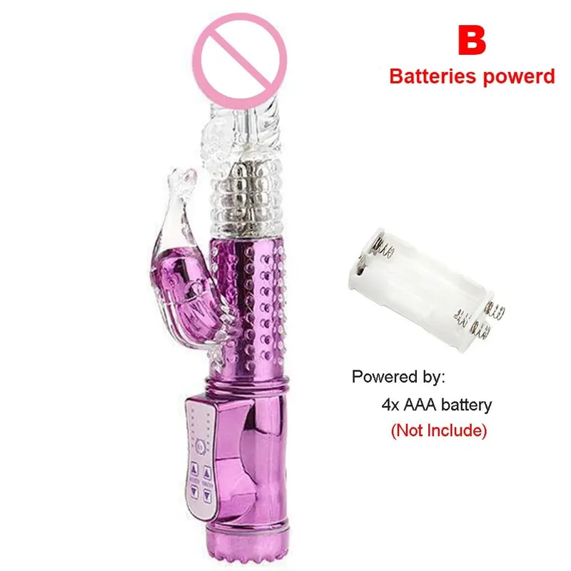 Automatic Stretch Rotate Vibrators For Women Clitoris Stimulator Vaginal Anal Plug Fake Dildos Female Masturbator Sex Toys Adult — image 8