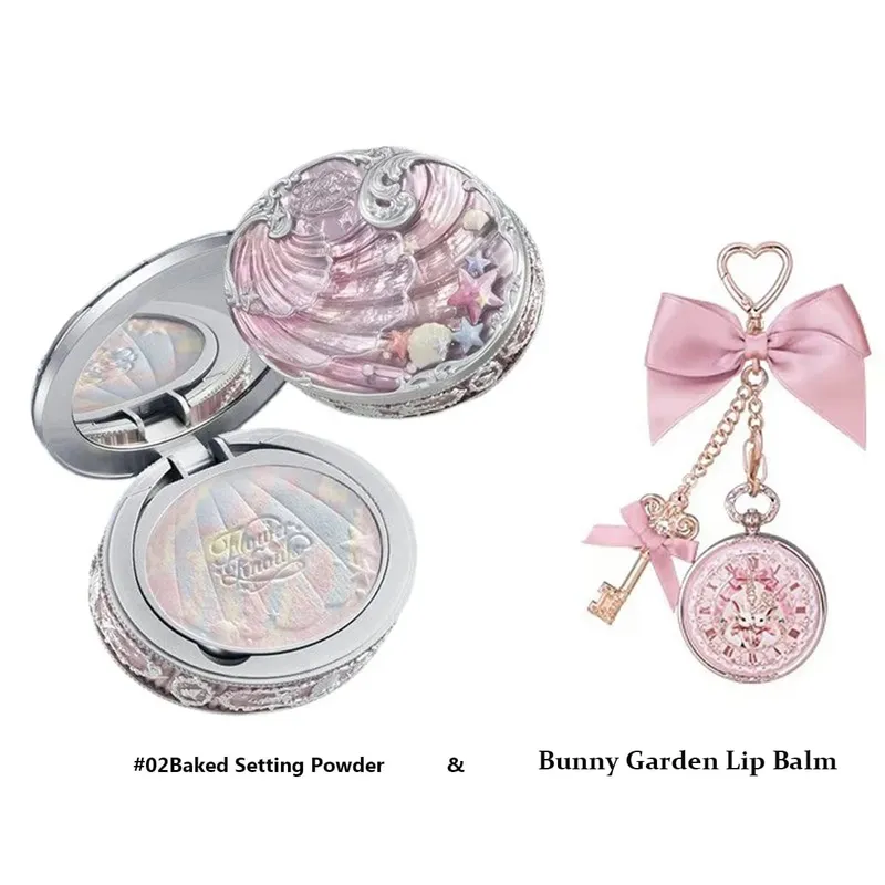 Flower Knows Strawberry Cupid Collection Makeup Set Pressed Powder Solid Perfume Makeup Kit for Women Full Kit Teenagers Make up