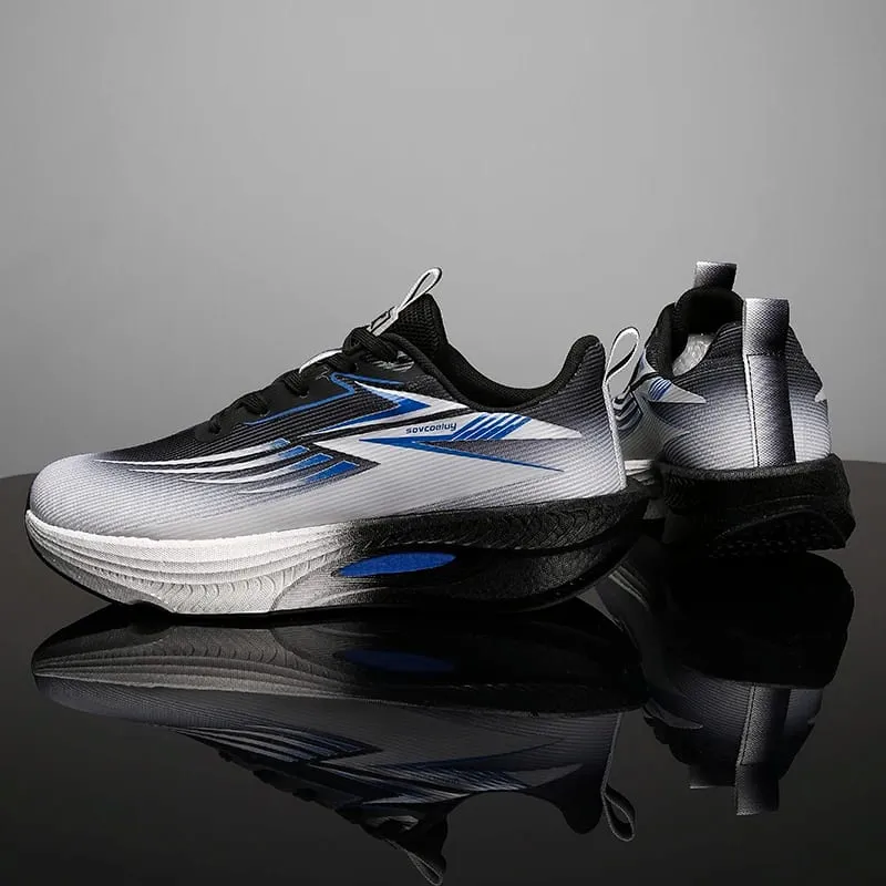 Running Shoes Men Carbon Board Marathon Sports Air Cushion Breathable Lightweight Women's Comfortable Athletic Sneakers Casual