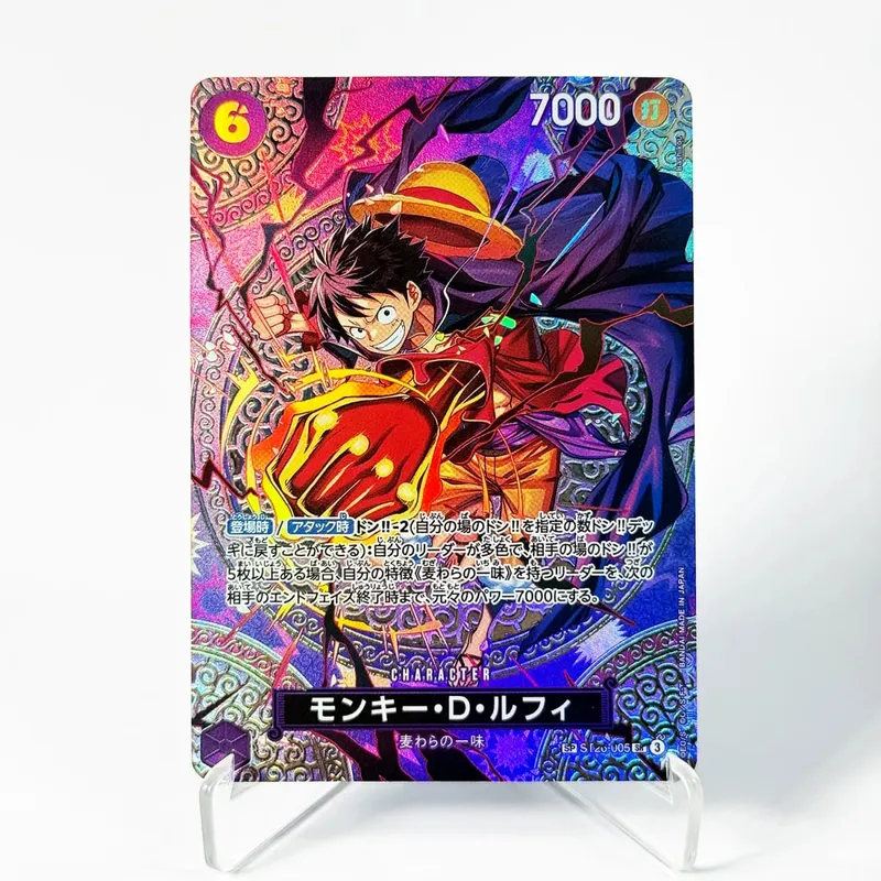 One Piece Card Game OTCG OP15 SP Rare Card High Quality DIY Replica Textures Anime Collectibles holographic Foil Proxy Cards