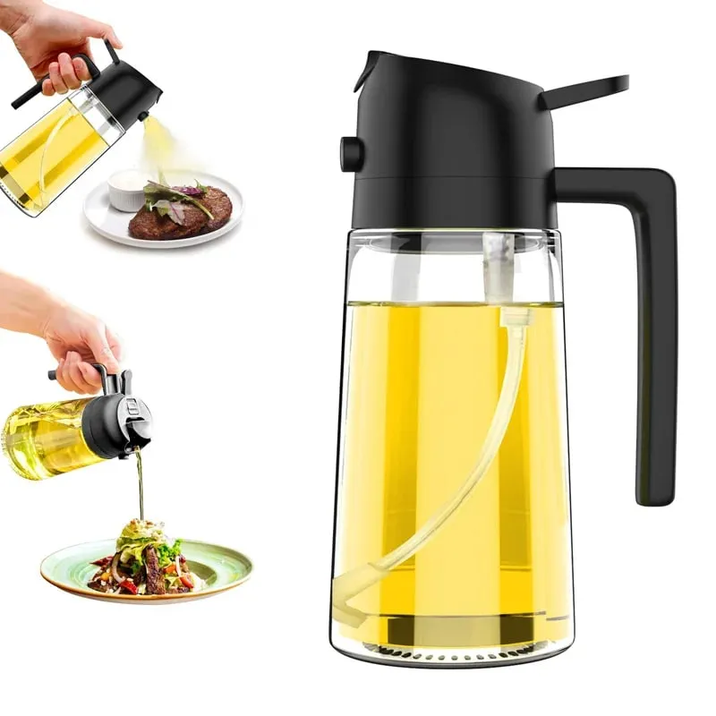 תרסיס שמני מטבח תרסיס שמן זית Cruet ספריי בית מטבח מטיגון אוויר תרסיס קמפינג מנגל בישול בקבוק שמן פלסטיק 200/300 מ"ל/500 מ"ל