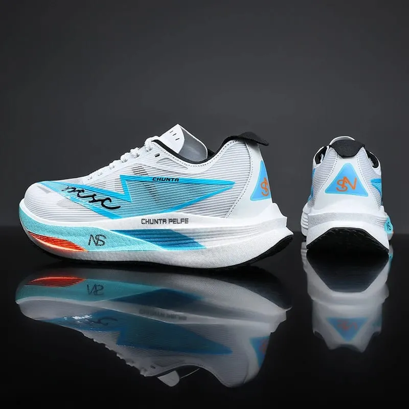 Men Running Shoes Marathon Carbon Board Speciality Sports Breathable Lightweight Women's Comfortable Chunta Athletic Sneakers