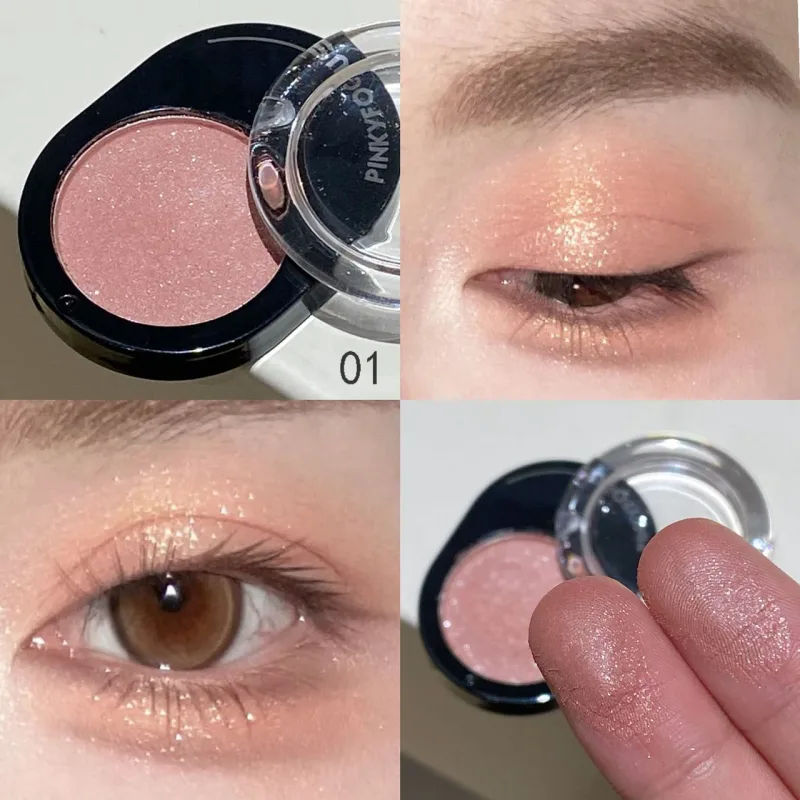 12 Colors Diamond Shining Eyeshadow Cosmetics Long Lasting Silky Easy To Color Pearl Light Brightening Eye Shadow Makeup Palette