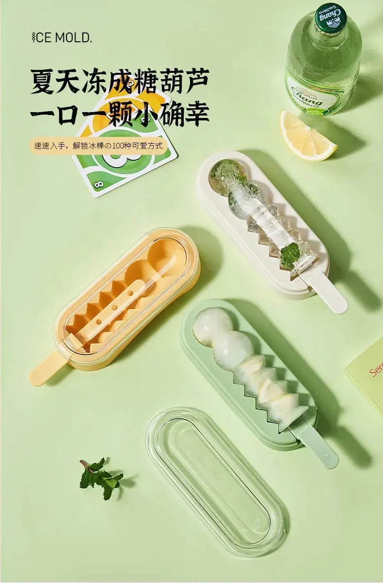 สร้างสรรค์มะเขือเทศบน Sticks Ice Cream Mould เกรดอาหารในครัวเรือน Ice Lolly แม่พิมพ์ซิลิโคน