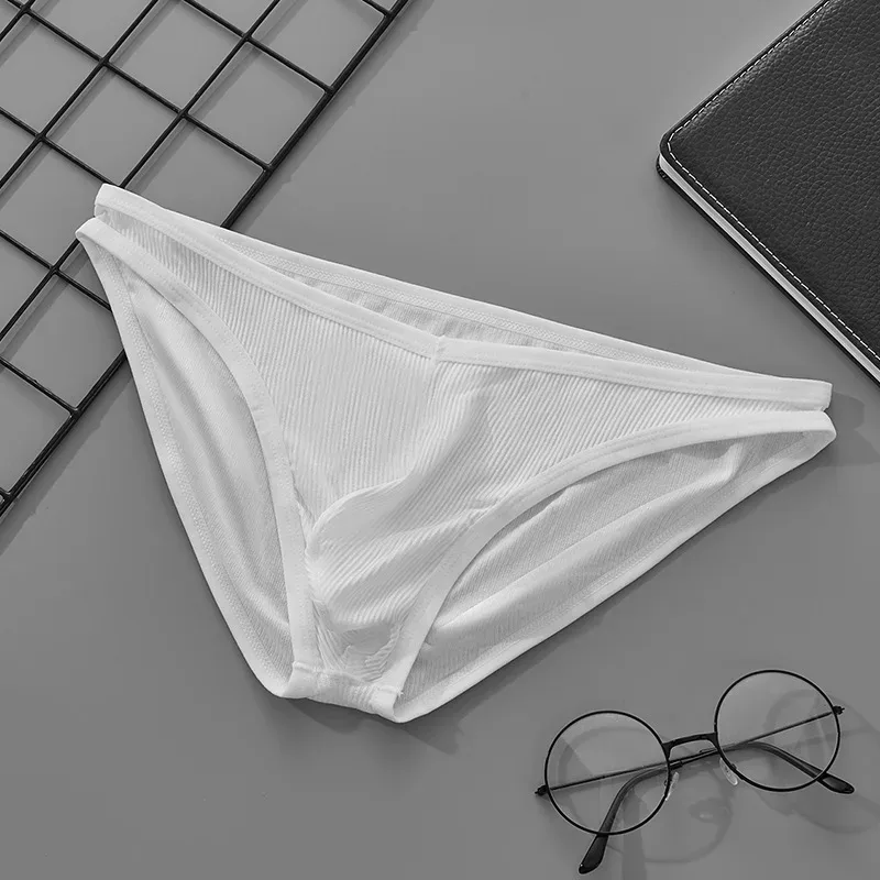 Panlalaking Single Layer Brief na Ultra Manipis na U Convex na Supot na Kasuotang Panloob na Nakakahinga ng Kahalumigmigan Sexy Summer Panties — image 19