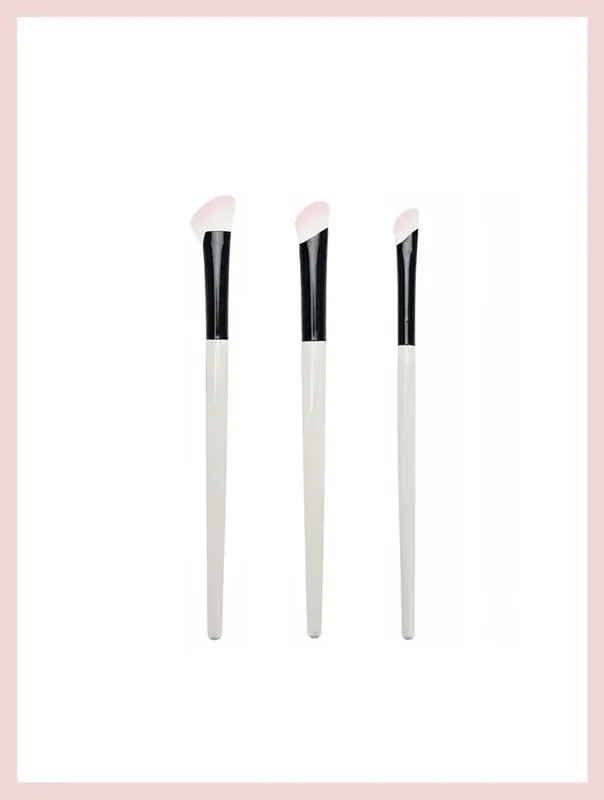 3 Pieces Professional Makeup Brushes Set Contour Blending Nose Shadow Highlight Foundation Beauty Tools