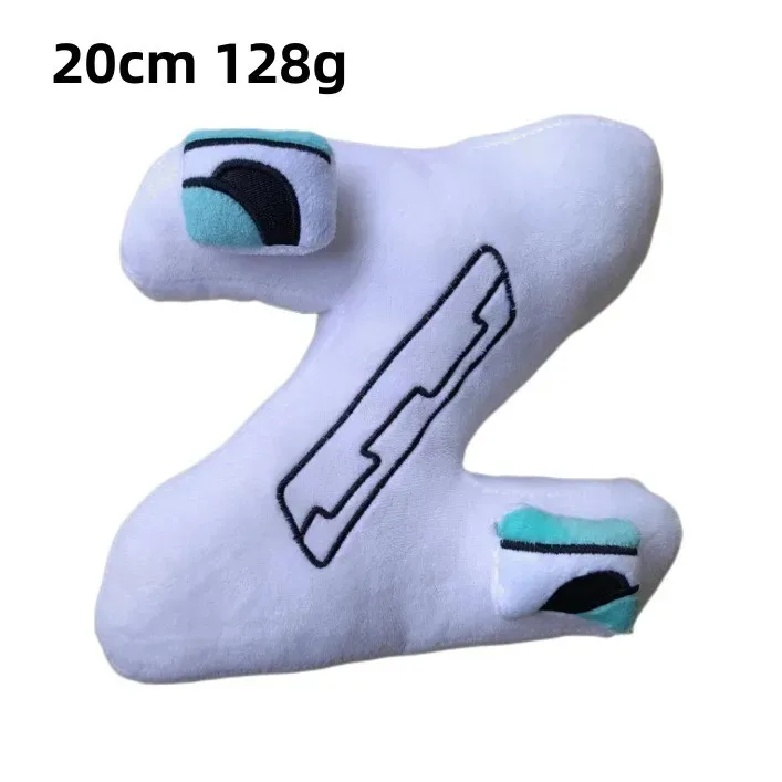 26 English Alphabet Lore 0-9 Number Plush Toy Anime Doll Kawaii Children's Enlightenment Montessori Plush Toy Doll Birthday Gift