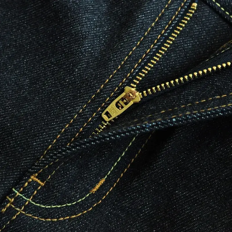 Saucezhan 316xx-18oz jeans masculino selvedge jeans cru reto grosso outono e inverno calças jeans vintage