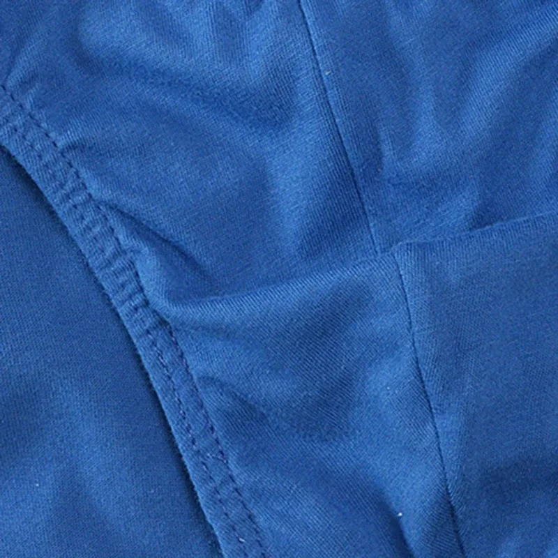 Random 5pcs Pure Cotton Mens Briefs Solid Color Men Underwear Plus Size L-6XL Men's Breathable Panties Sexy Elastic Men Briefs