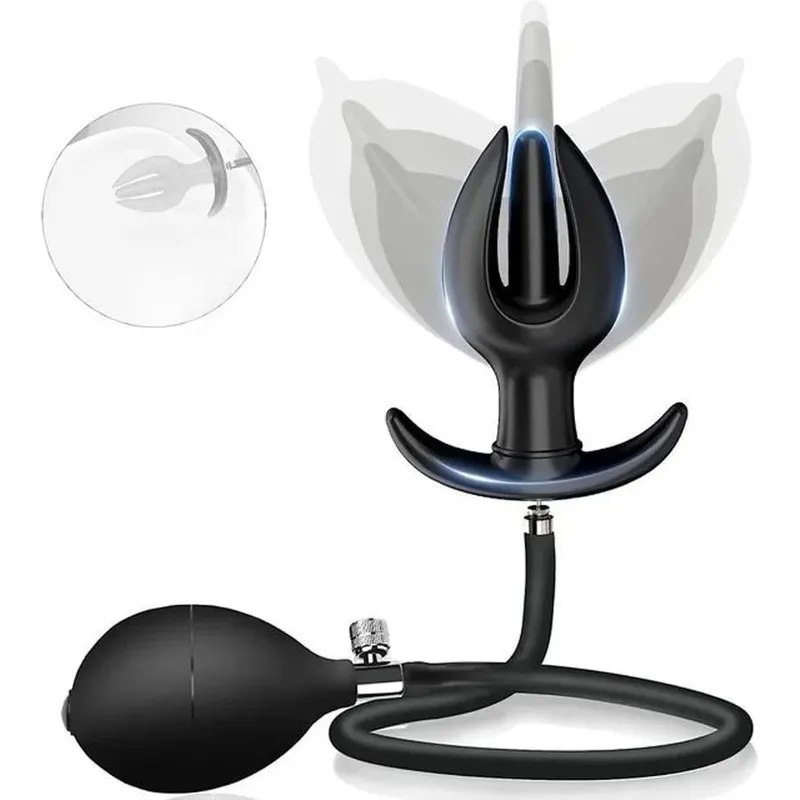 Inflatable Anal Plug Anal Dilator Huge Butt Plug Stimulate Sex Toy For Women/Men Masturbators Prostate Massager Big Anal Toys