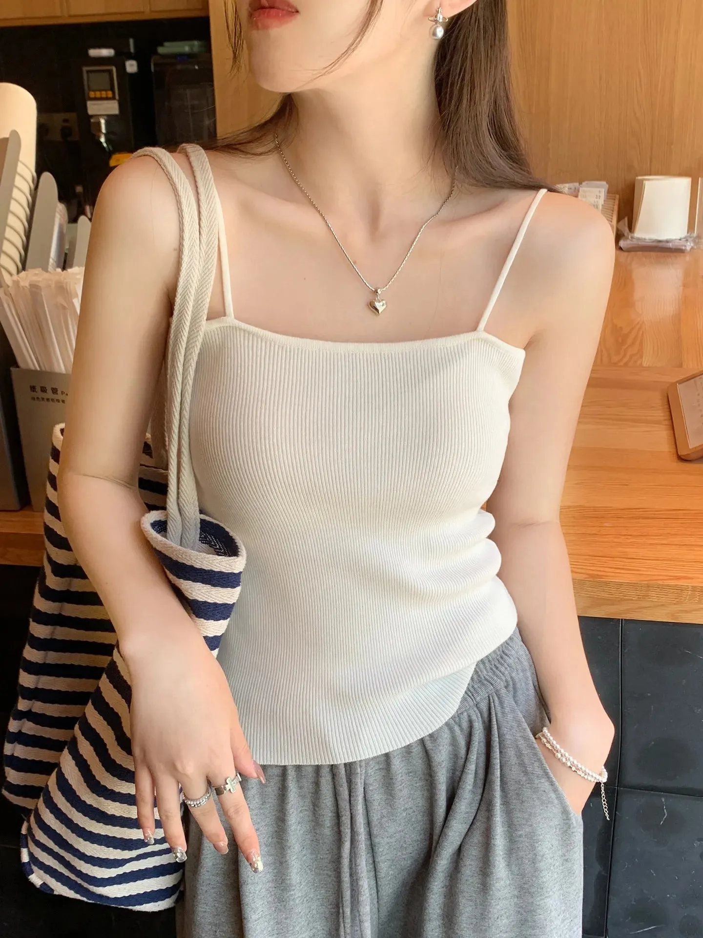 Backless Strap Tank Top Casual Women Halter Crop Tops Summer Sleeveless Camis Slim Solid Short Female Tube Cropped Vest 2026