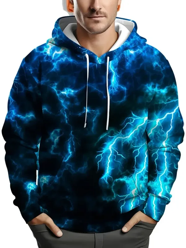 New 3DPrint Animal Graphic Hoodies For Man Sweatshirt Hrajuku Street Fall Casual Long Sleeves Y2k Men Clothing Menswear Clothing