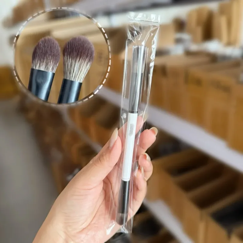 EF1 Dual-Ended Cream Powder Brush E6 Dual-Ended Eyeshadow Makeup Brush High quality Synthetic Eye Concealer Cosmetic Brushes