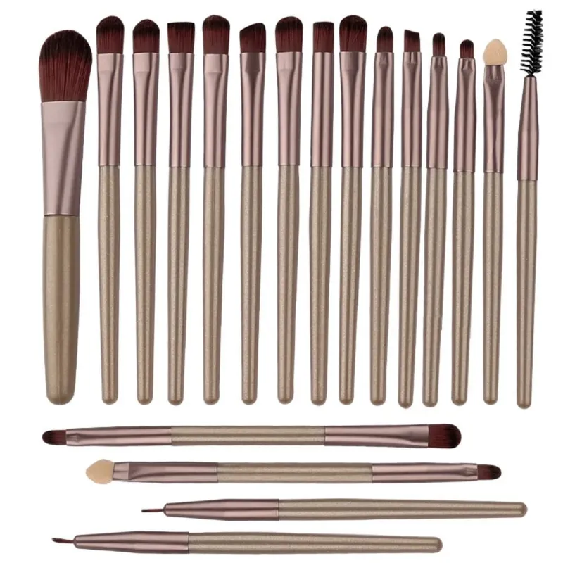 20PCS Detail Makeup Brushes Kit Soft Bristles Concealer Eyeliner Brush Eyeshadow Shader Brush Facial Cosmetic Beauty Tools
