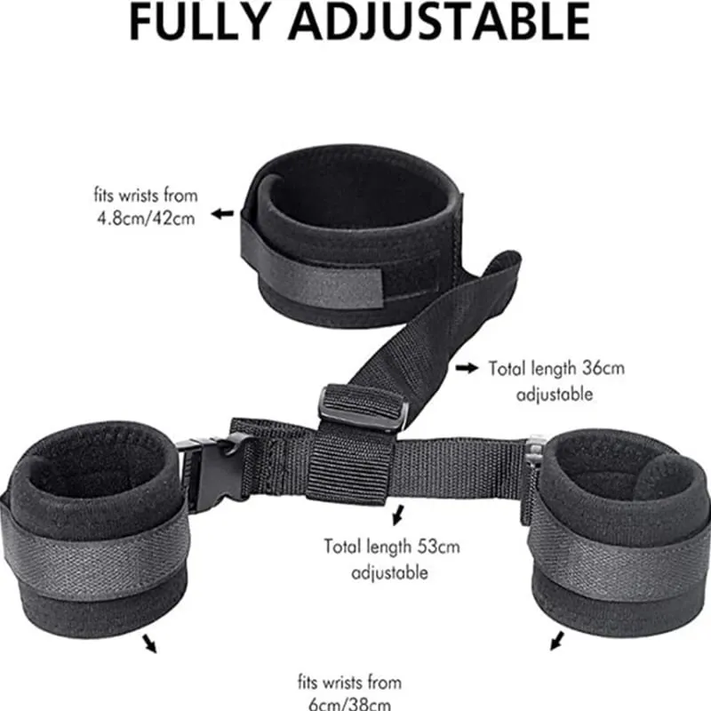 No Vibrator Bdsm Bondage Set Restraint Adult Game Handcuff Neck Collar Wrist Mouth Gag Strap Fetish Sex Toys For Woman Couples