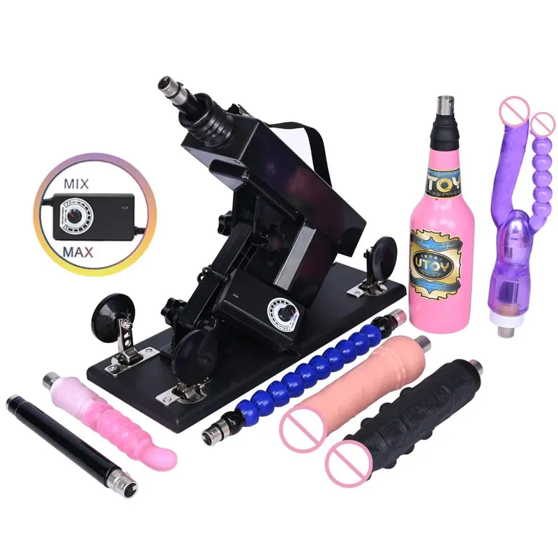 Mga Sikat na Sex Machine para sa Babae na Nag-masturbate Pumping Sex Gun Adjustable Speed ​​Love Machine para sa mga Babae，Mga Laruang Pang-Sex