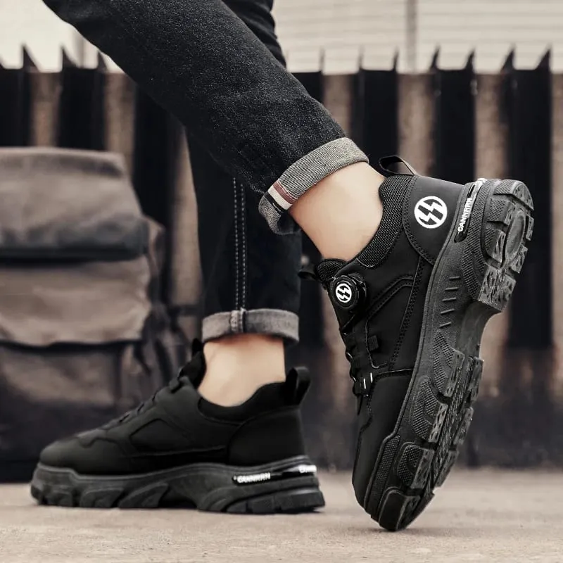 Men's casual sneakers four seasons soft-sole anti-slip breathable light outdoor racing running shoes fashion youth sports shoes